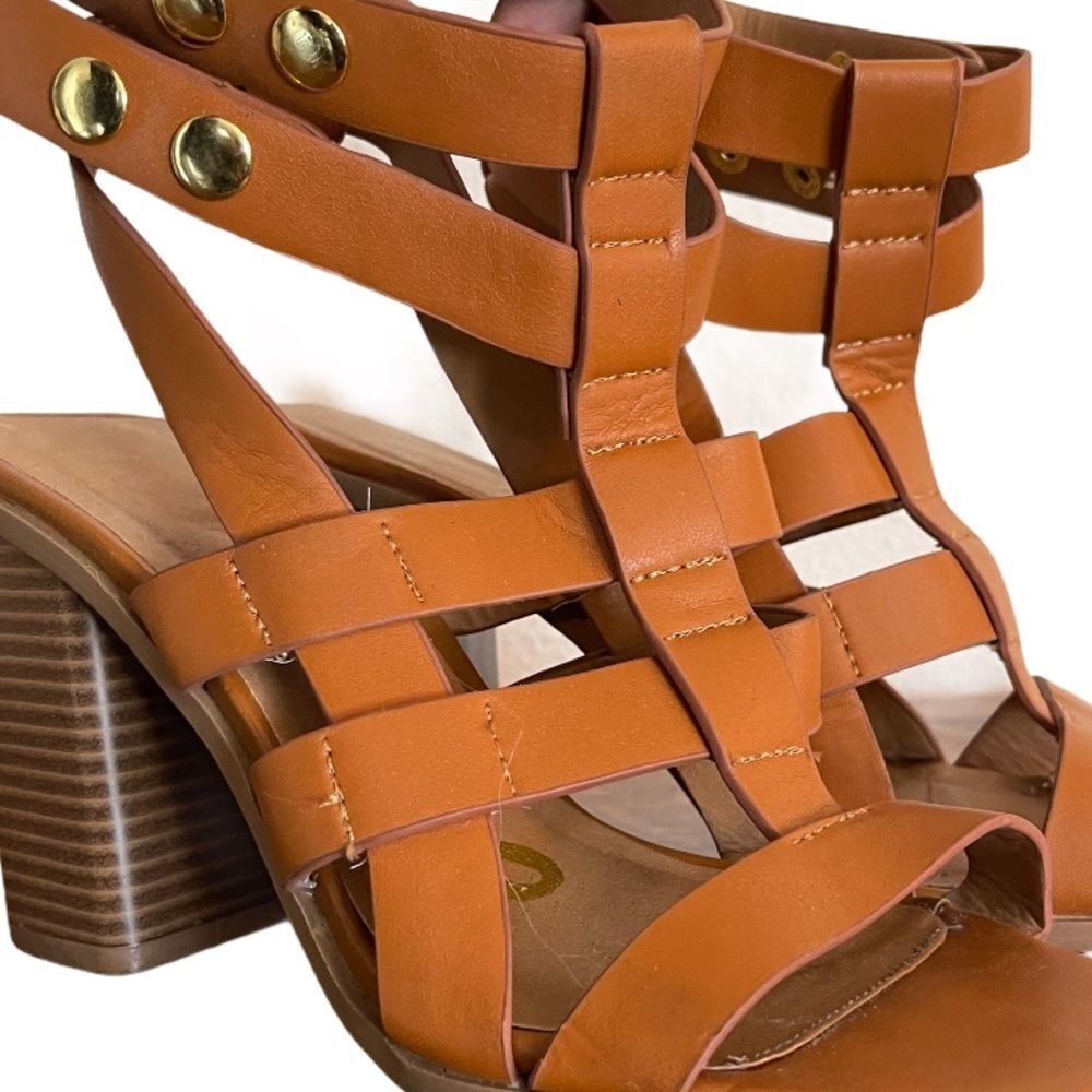 Qupid Chunky Heeled Sandals